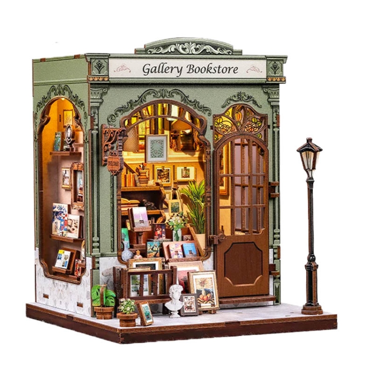 Miniaturowy domek Book Nook - Galeria książki