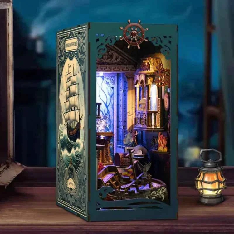Miniaturowy domek Book Nook - Zagadka Czarnej Perły