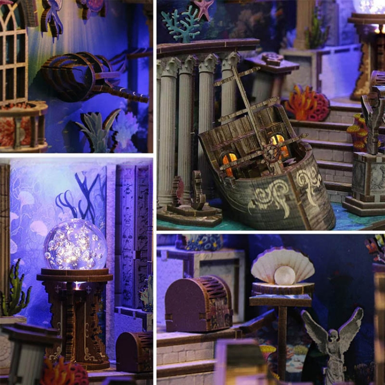 Miniaturowy domek Book Nook - Zagadka Czarnej Perły