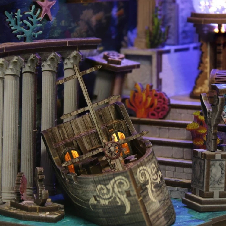 Miniaturowy domek Book Nook - Zagadka Czarnej Perły