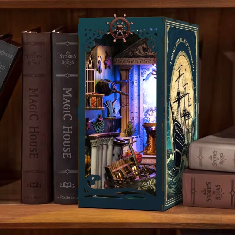 Miniaturowy domek Book Nook - Zagadka Czarnej Perły