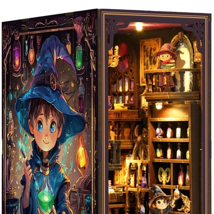 Miniaturowy domek Book Nook - Mistrz alchemii