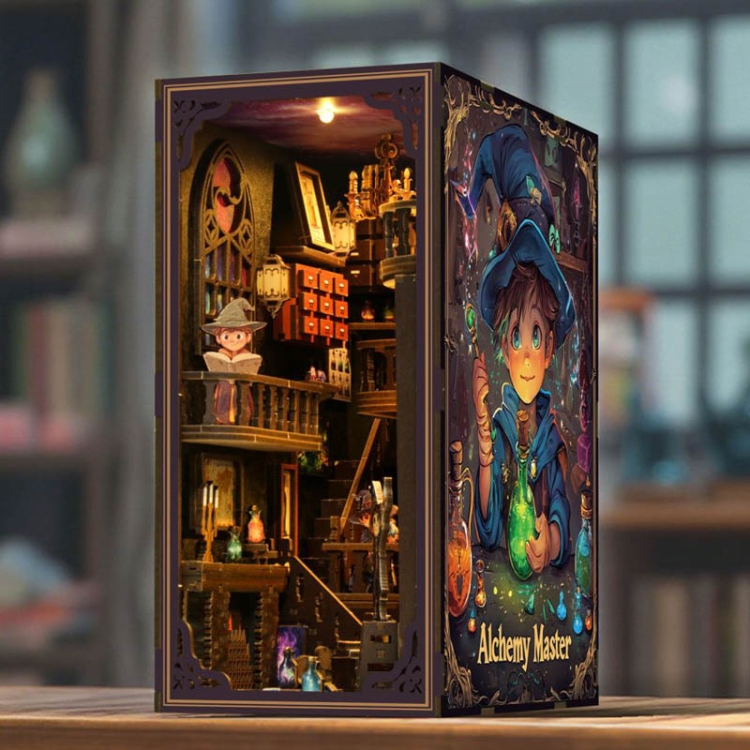 Miniaturowy domek Book Nook - Mistrz alchemii