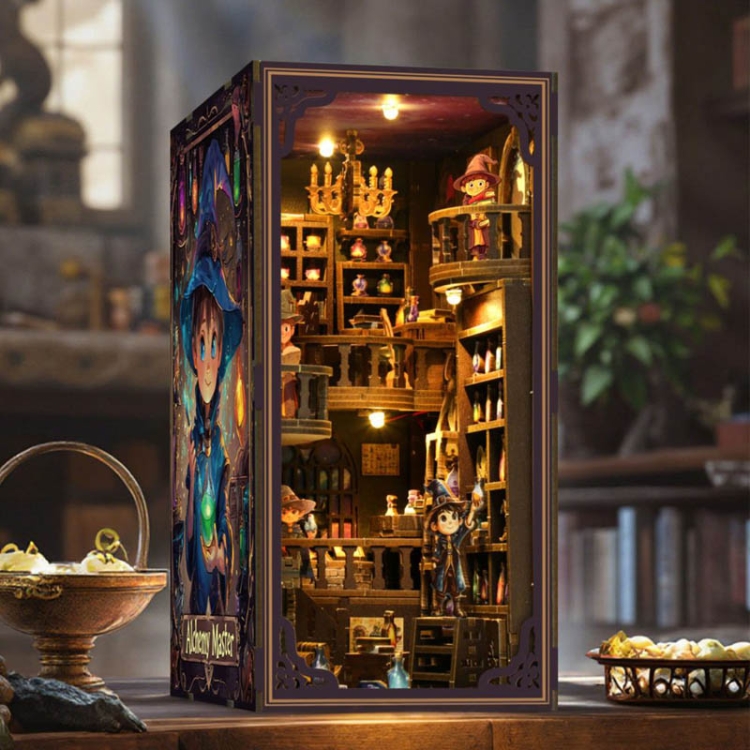 Miniaturowy domek Book Nook - Mistrz alchemii