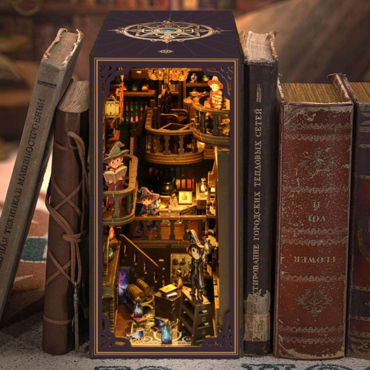 Miniaturowy domek Book Nook - Mistrz alchemii