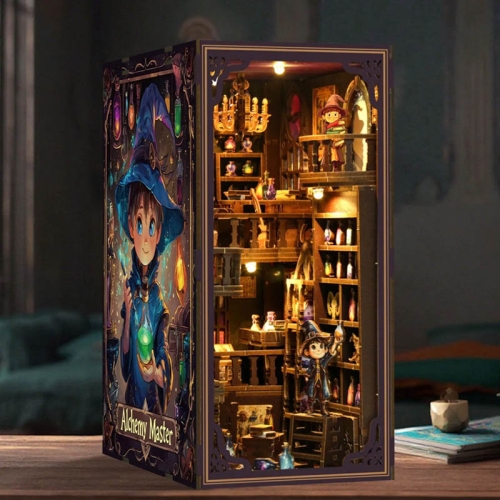 Miniaturowy domek Book Nook - Mistrz alchemii