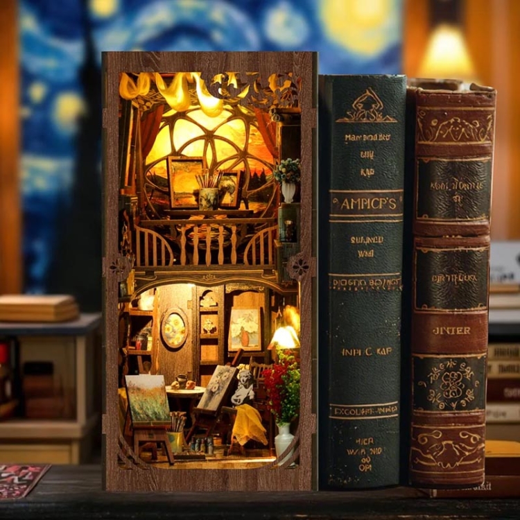 Miniaturowy domek Book Nook - Słowa ukryte w obrazach