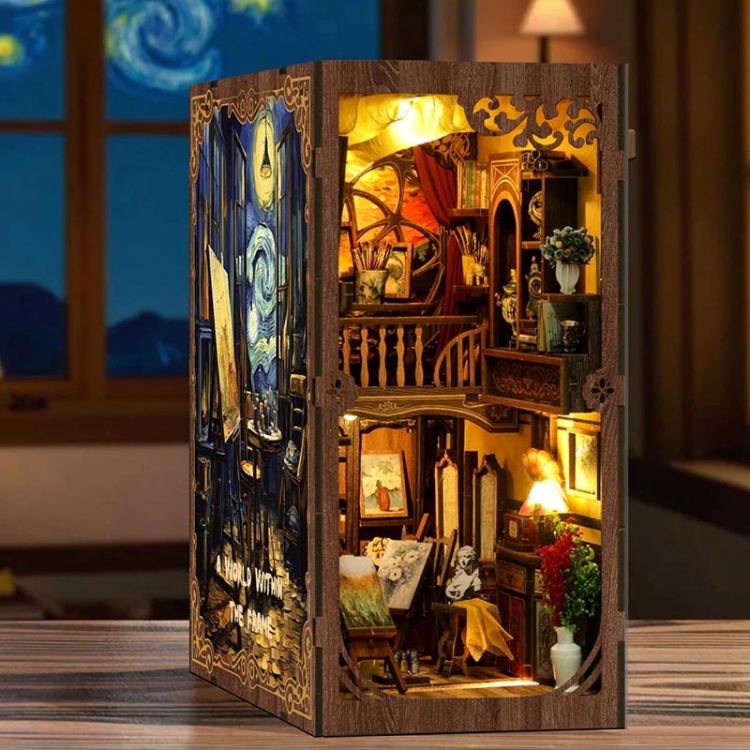 Miniaturowy domek Book Nook - Słowa ukryte w obrazach