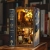 Miniaturowy domek Book Nook - Słowa ukryte w obrazach