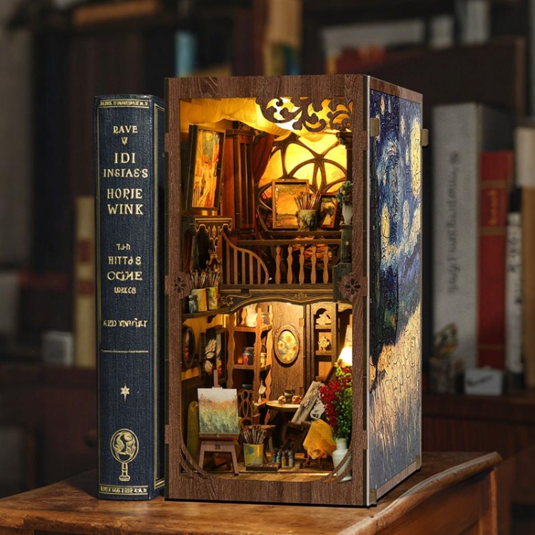 Miniaturowy domek Book Nook - Słowa ukryte w obrazach