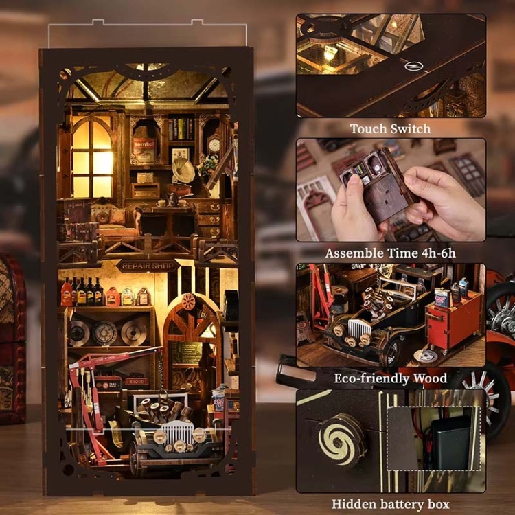 Miniaturowy domek Book Nook - Oldtimer