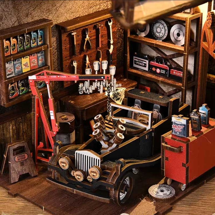 Miniaturowy domek Book Nook - Oldtimer