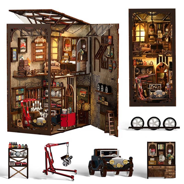 Miniaturowy domek Book Nook - Oldtimer