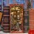 Miniaturowy domek Book Nook - Świąteczna uliczka