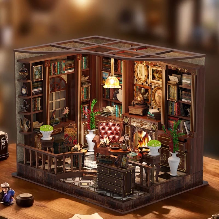 Miniaturowy domek Book Nook - Gabinet Holmsa
