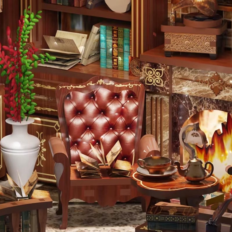 Miniaturowy domek Book Nook - Gabinet Holmsa