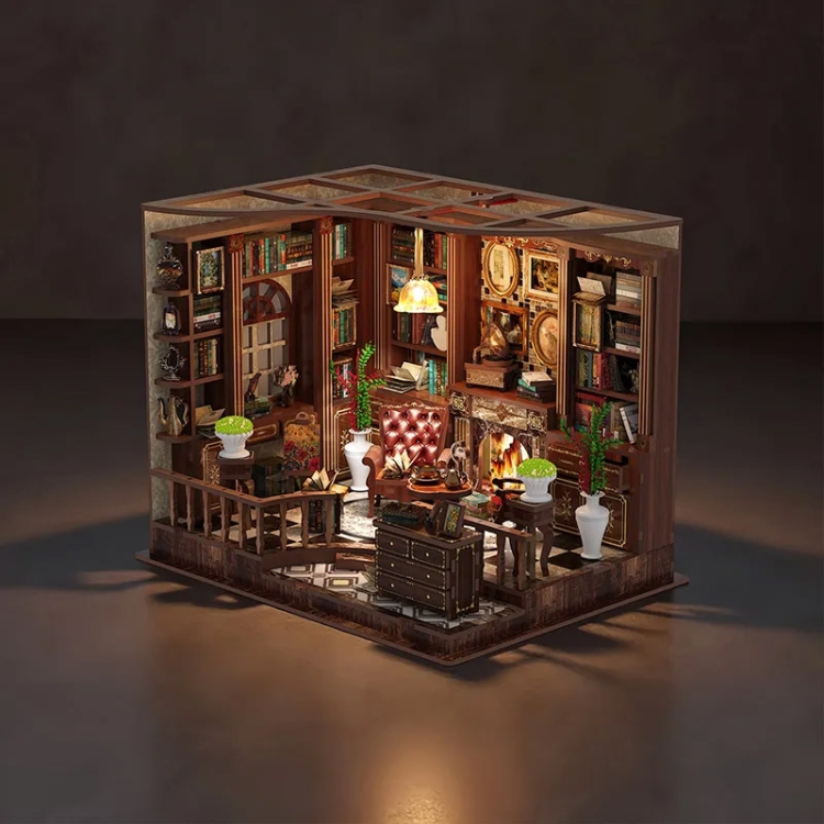 Miniaturowy domek Book Nook - Gabinet Holmsa