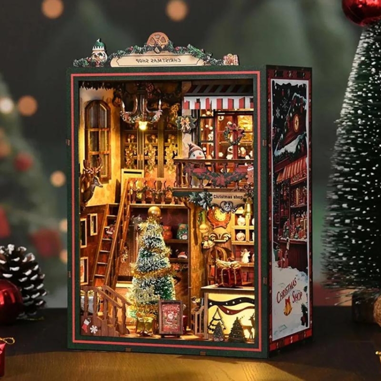 Miniaturowy domek Book Nook - Świąteczne prezenty