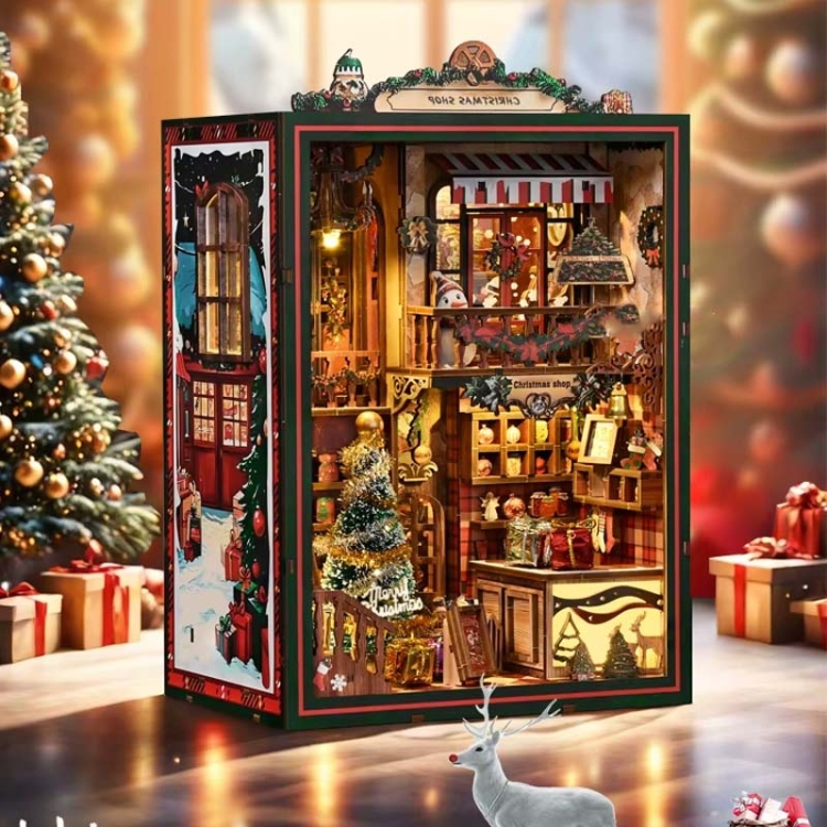 Miniaturowy domek Book Nook - Świąteczne prezenty