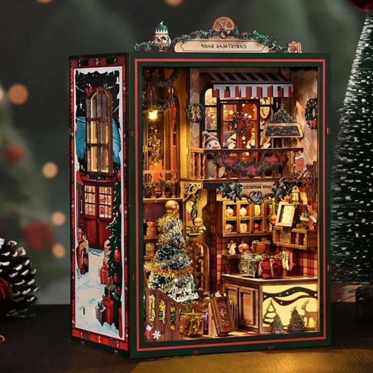 Miniaturowy domek Book Nook - Świąteczne prezenty