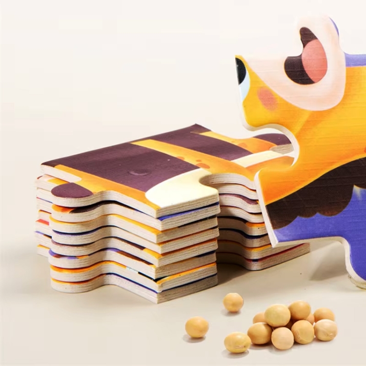 Puzzle magnetyczne - Poziom 1 - Tygrys, Słoń, Żyrafa