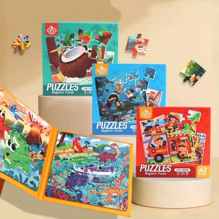 Puzzle magnetyczne - Poziom 2 - Samochody