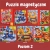 Puzzle magnetyczne - Poziom 2 - Samochody