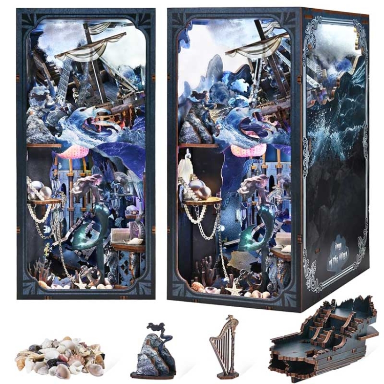 Miniaturowy domek Book Nook - Syreni śpiew