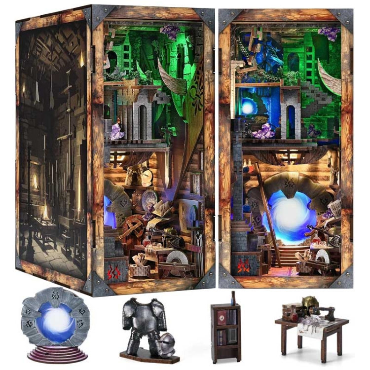 Miniaturowy domek Book Nook - Ród Wikingów