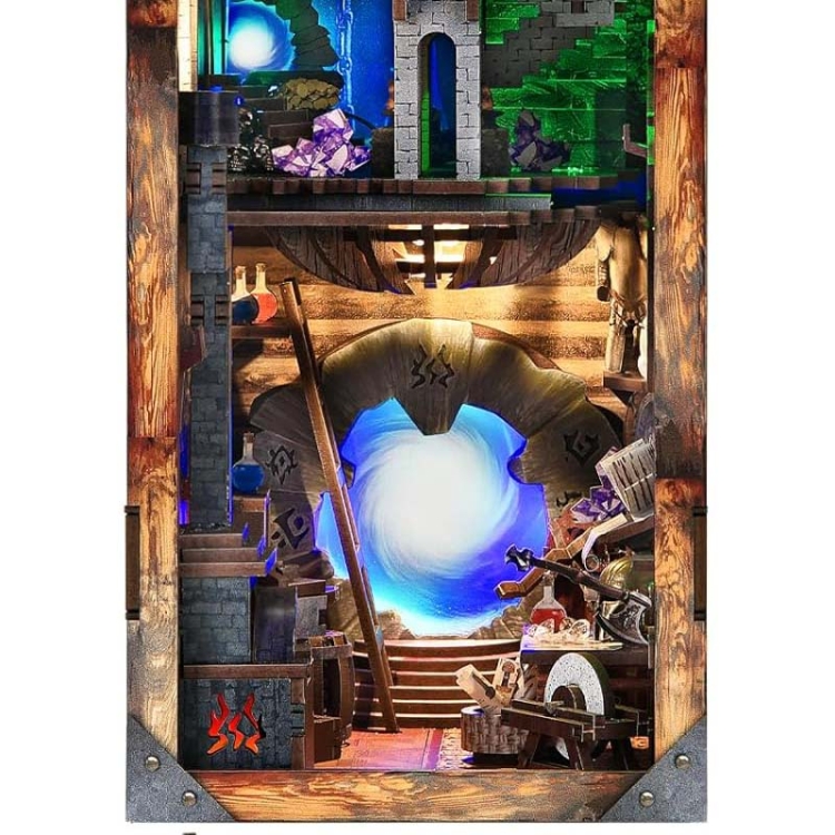 Miniaturowy domek Book Nook - Ród Wikingów