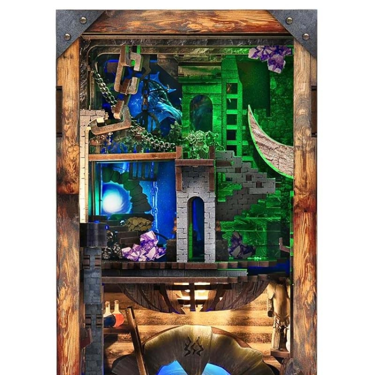 Miniaturowy domek Book Nook - Ród Wikingów