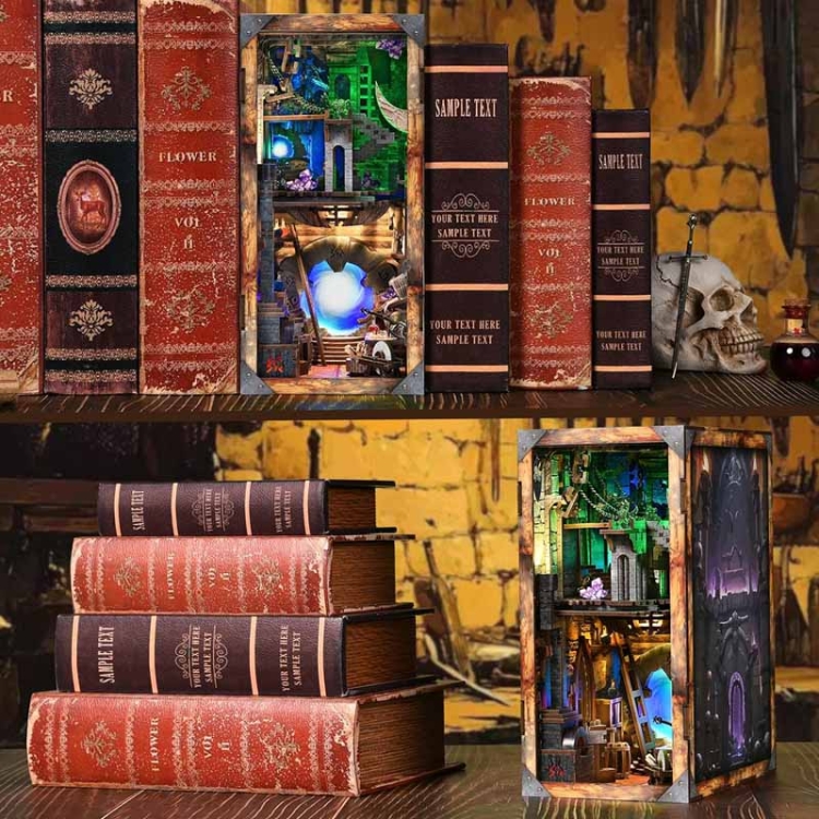 Miniaturowy domek Book Nook - Ród Wikingów