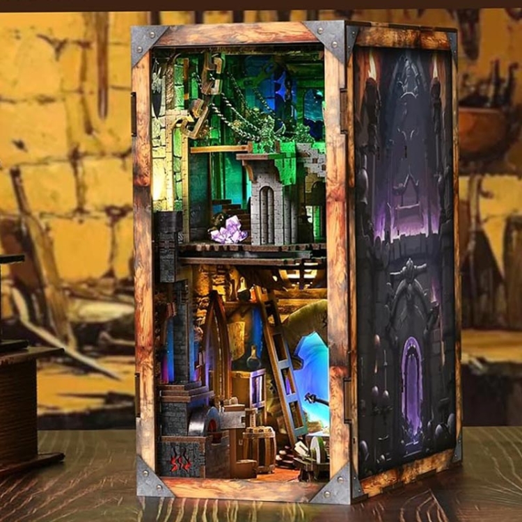 Miniaturowy domek Book Nook - Ród Wikingów