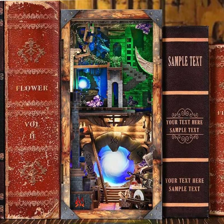 Miniaturowy domek Book Nook - Ród Wikingów