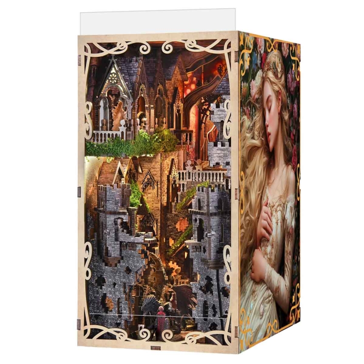 Miniaturowy domek Book Nook - Zamek Smoka
