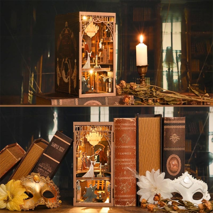 Miniaturowy domek Book Nook - Upiór z Opery