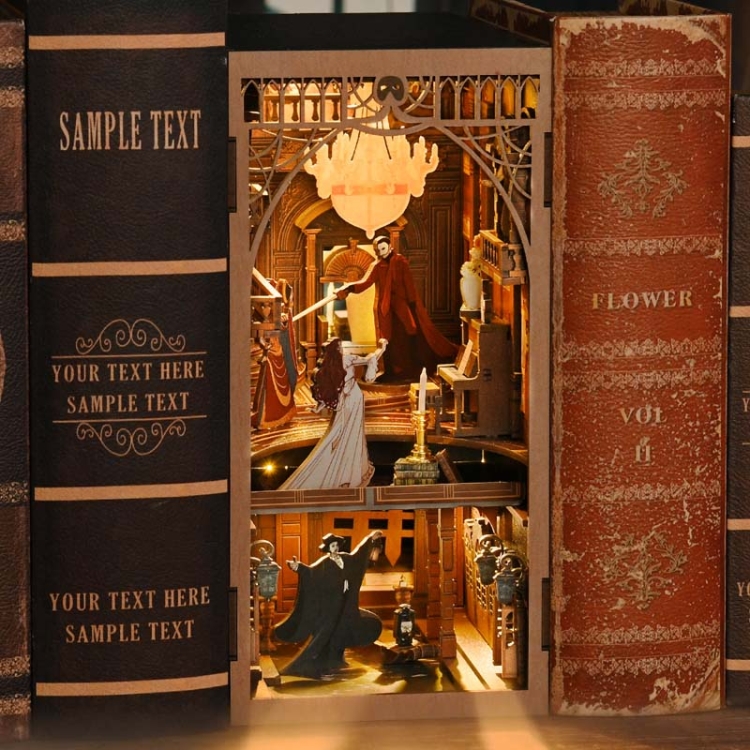 Miniaturowy domek Book Nook - Upiór z Opery