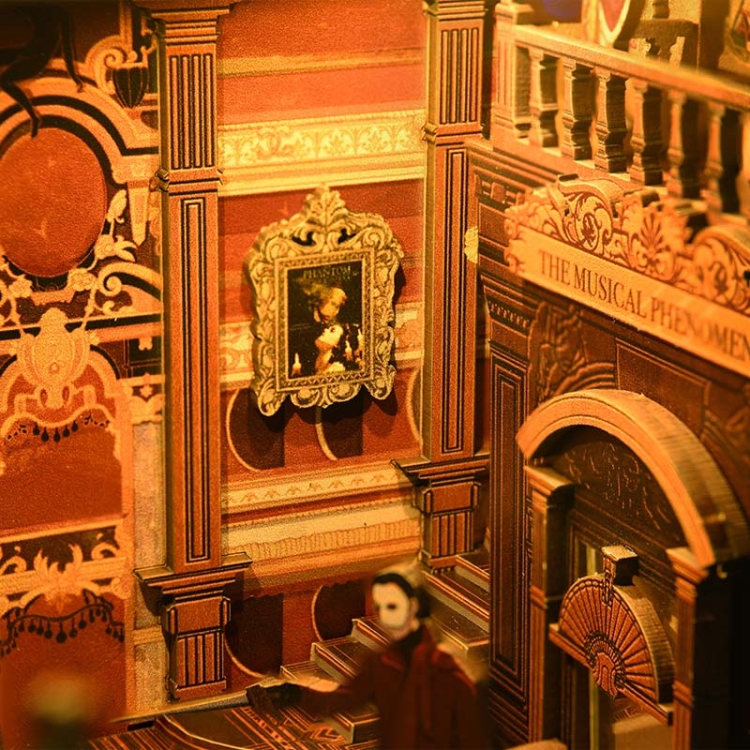 Miniaturowy domek Book Nook - Upiór z Opery