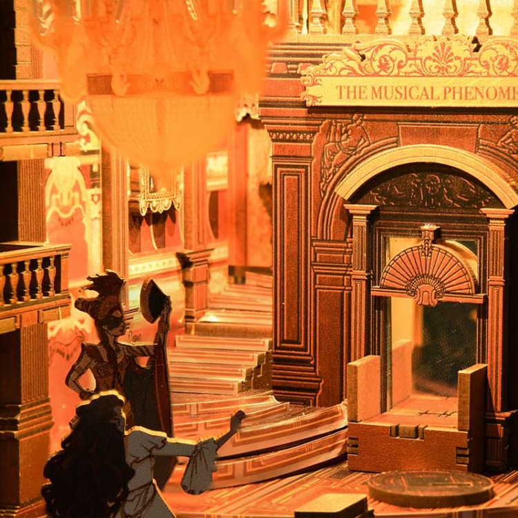 Miniaturowy domek Book Nook - Upiór z Opery