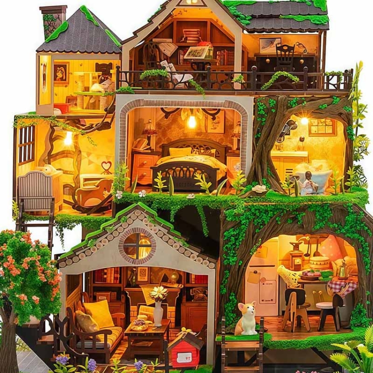 Miniaturowy domek - Opowieści szumiących liści