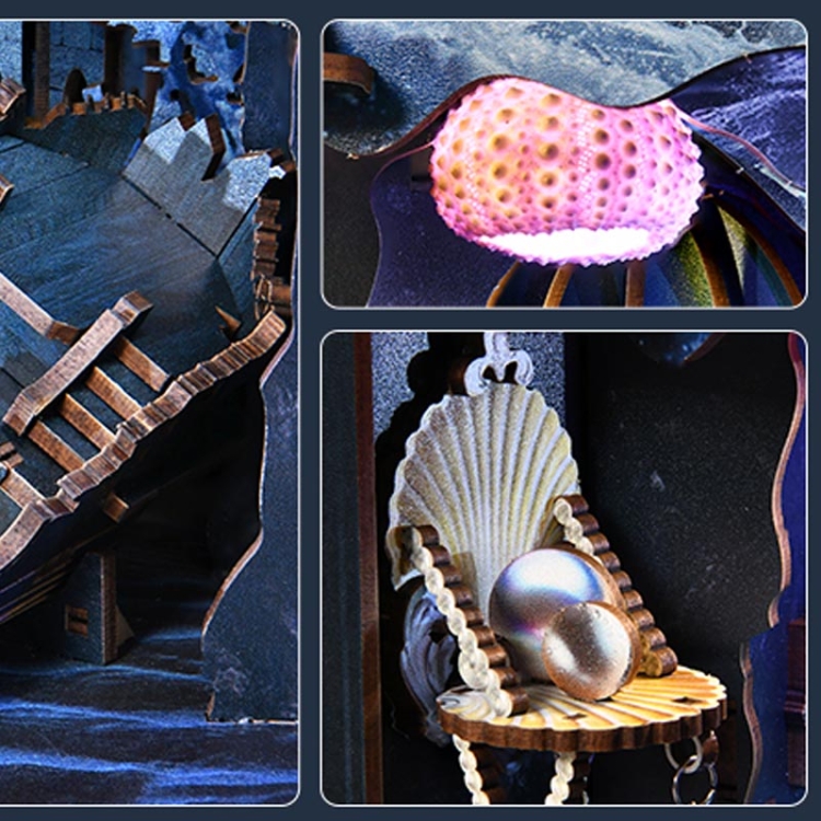 Miniaturowy domek Book Nook - Syreni śpiew