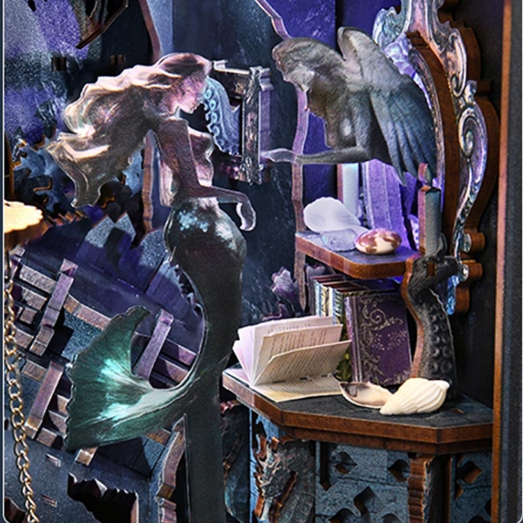 Miniaturowy domek Book Nook - Syreni śpiew