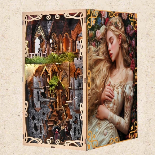 Miniaturowy domek Book Nook - Zamek Smoka