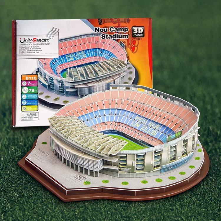 Stadion piłkarski - CAMP NOU - Barcelona FC - Puzzle 3D 79 elementów