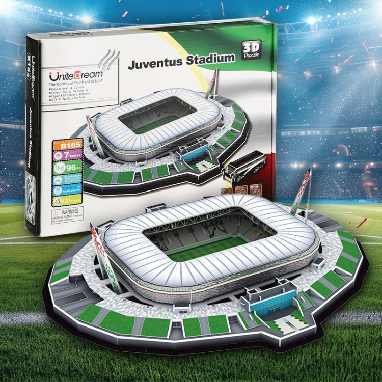 Stadion piłkarski - ALLIANZ Juventus FC - Turyn Puzzle 3D 96 elementów