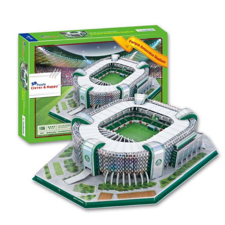 Stadion piłkarski - ALLIANZ PARQUE – Palmeiras FC – Puzzle 3D 106 elementów