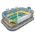 Stadion piłkarski - LA BOMBONERA – Alberto J. Armando - Boca Juniors FC - 74 elementy