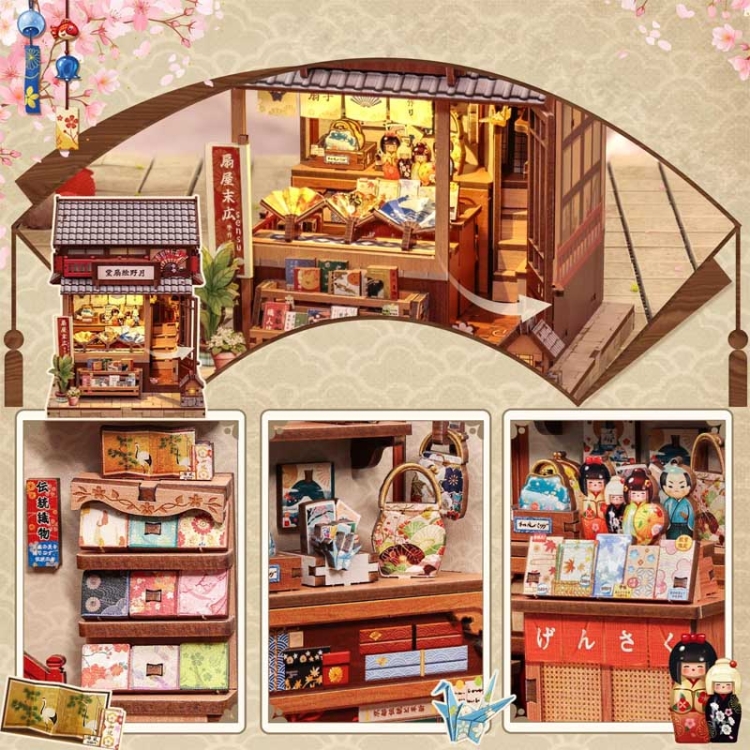 Miniaturowy domek Book Nook - Japońskie sensu