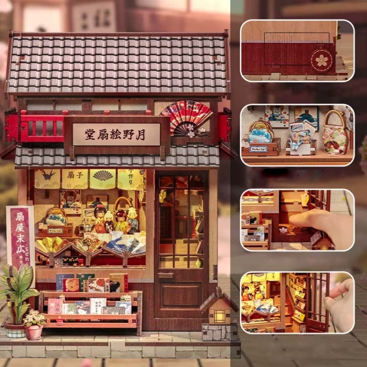 Miniaturowy domek Book Nook - Japońskie sensu