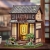 Miniaturowy domek Book Nook - Japońska herbaciarnia